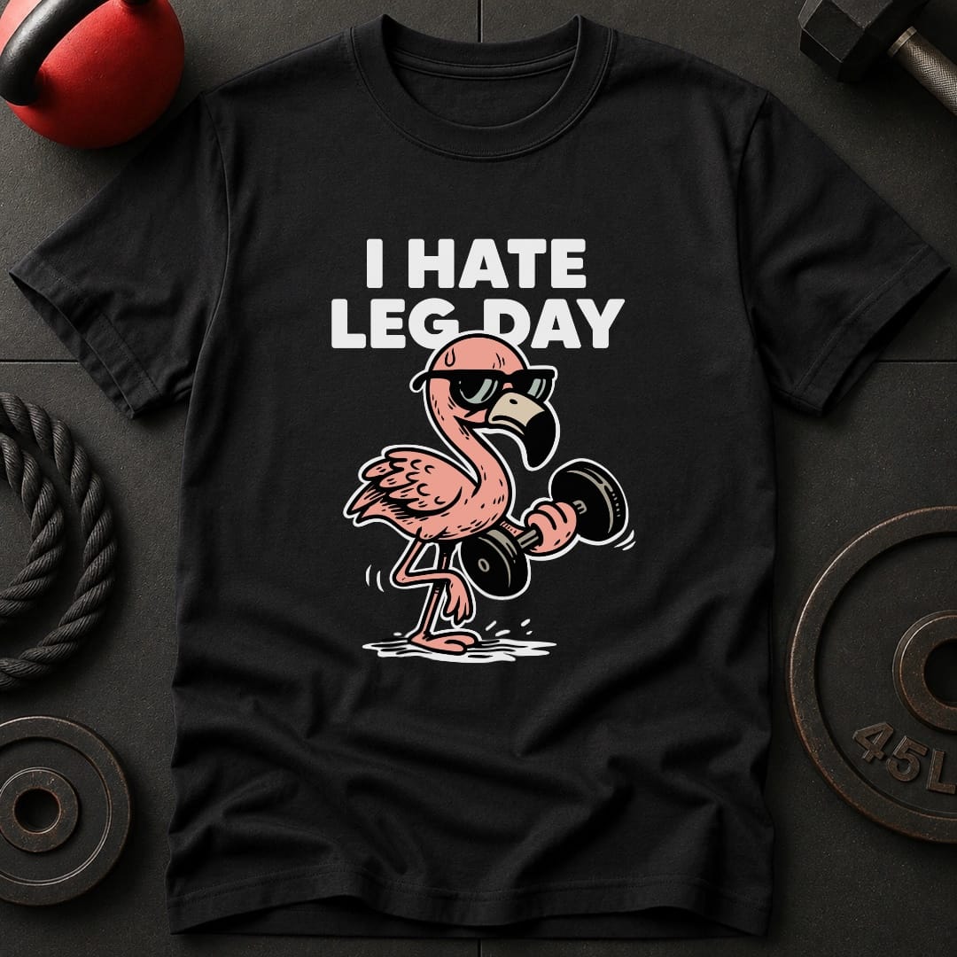 I Hate Leg Day Gym T-Shirt