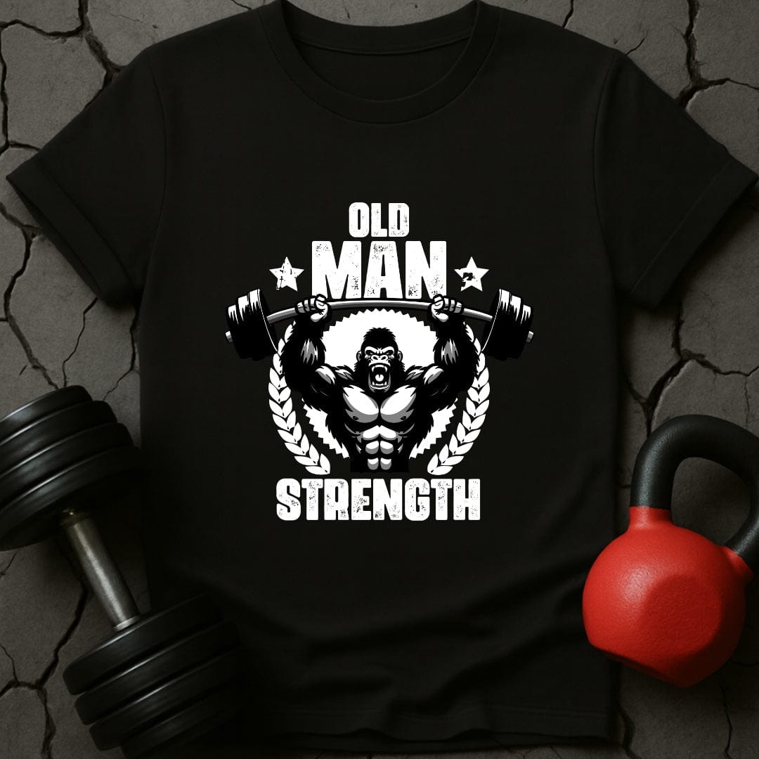 Old Man Strength Gorilla T-Shirt