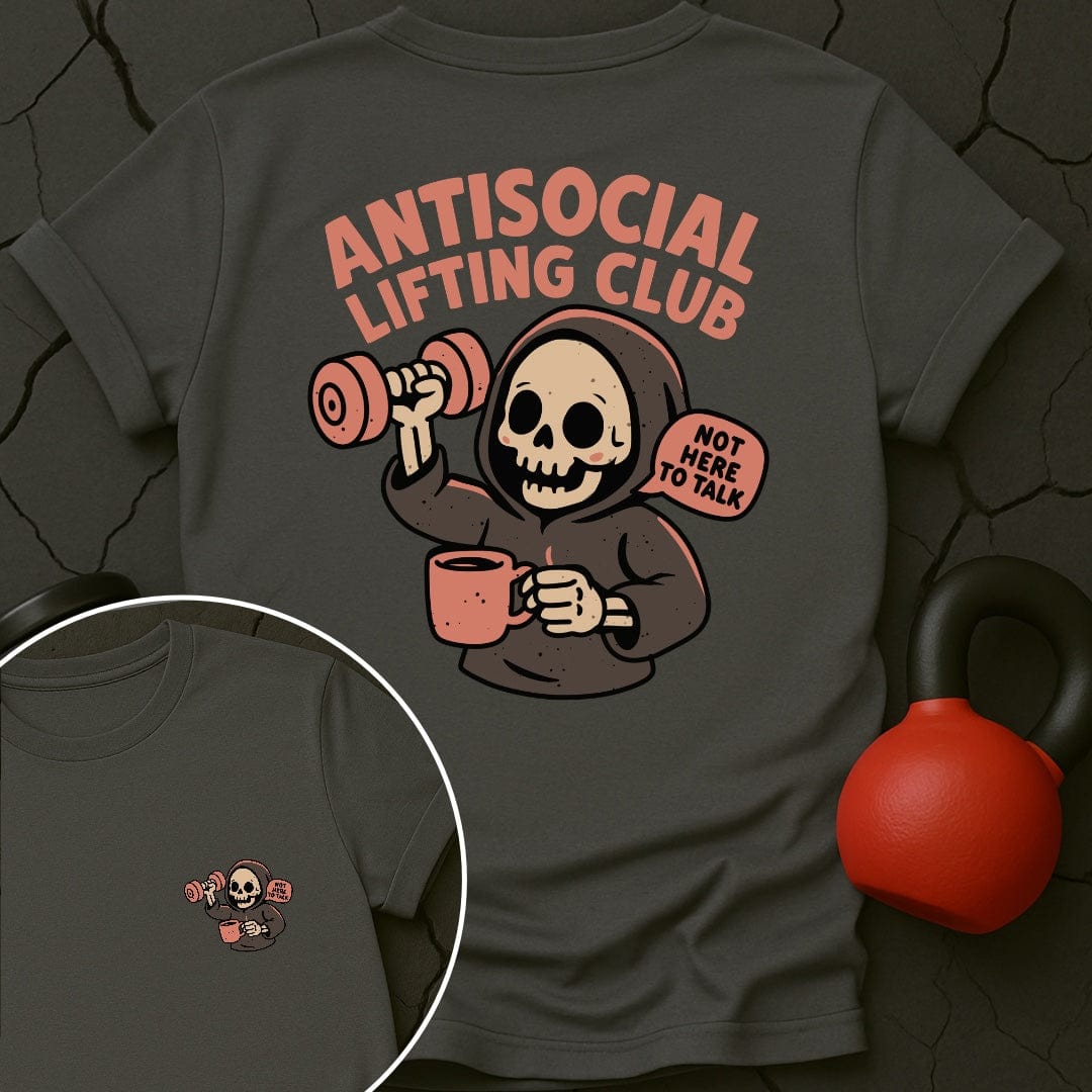 Antisocial Lifting Club Gym T-Shirt