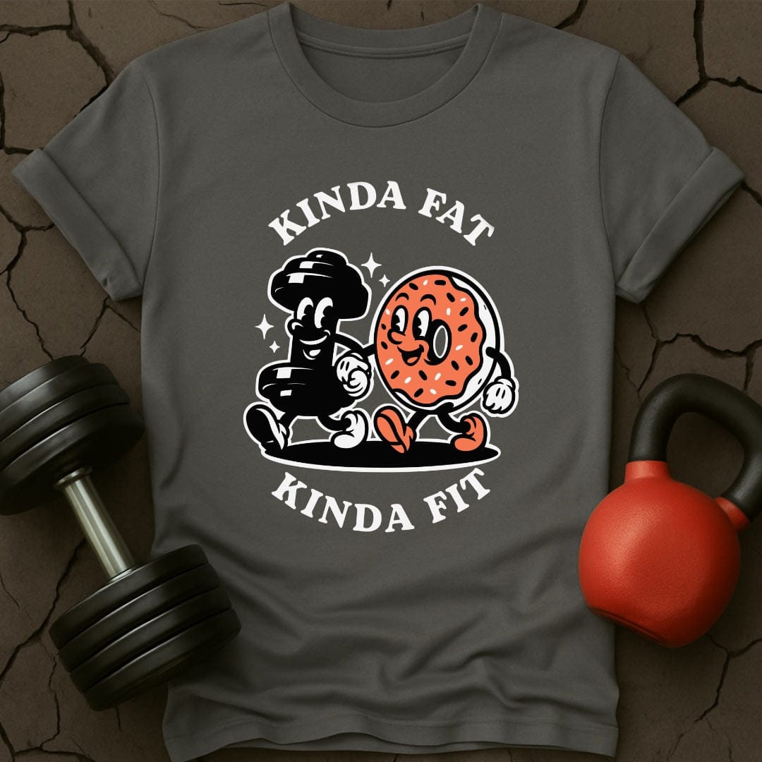 Kinda Fat Kinda Fit Retro Gym T-Shirt