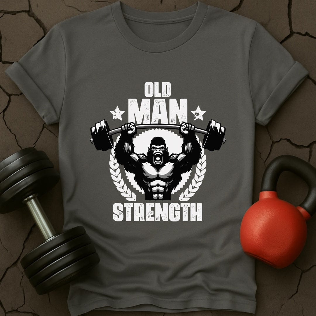 Old Man Strength Gorilla T-Shirt