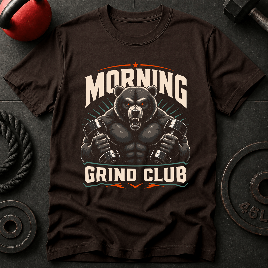 Morning Grind Club Bear T-shirt