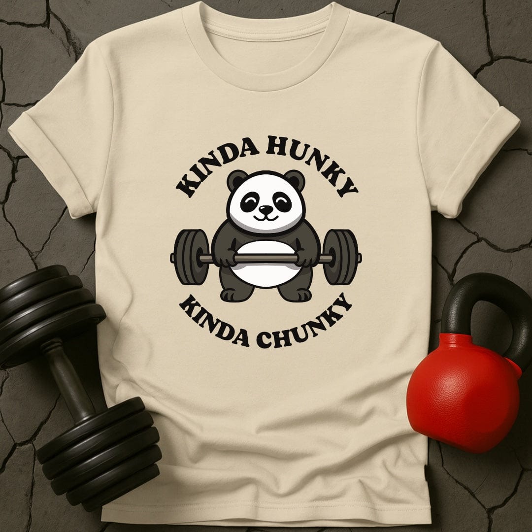 Kinda Hunky Kinda Chunky Panda Gym T-Shirt