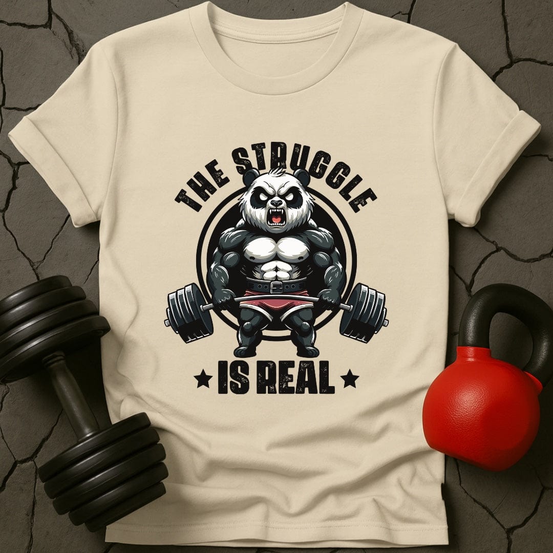 The Struggle Is Real Panda T-Shirt