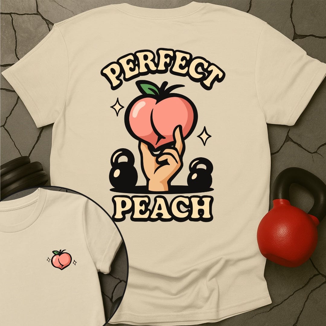 Perfect Peach Woman Gym T-Shirt