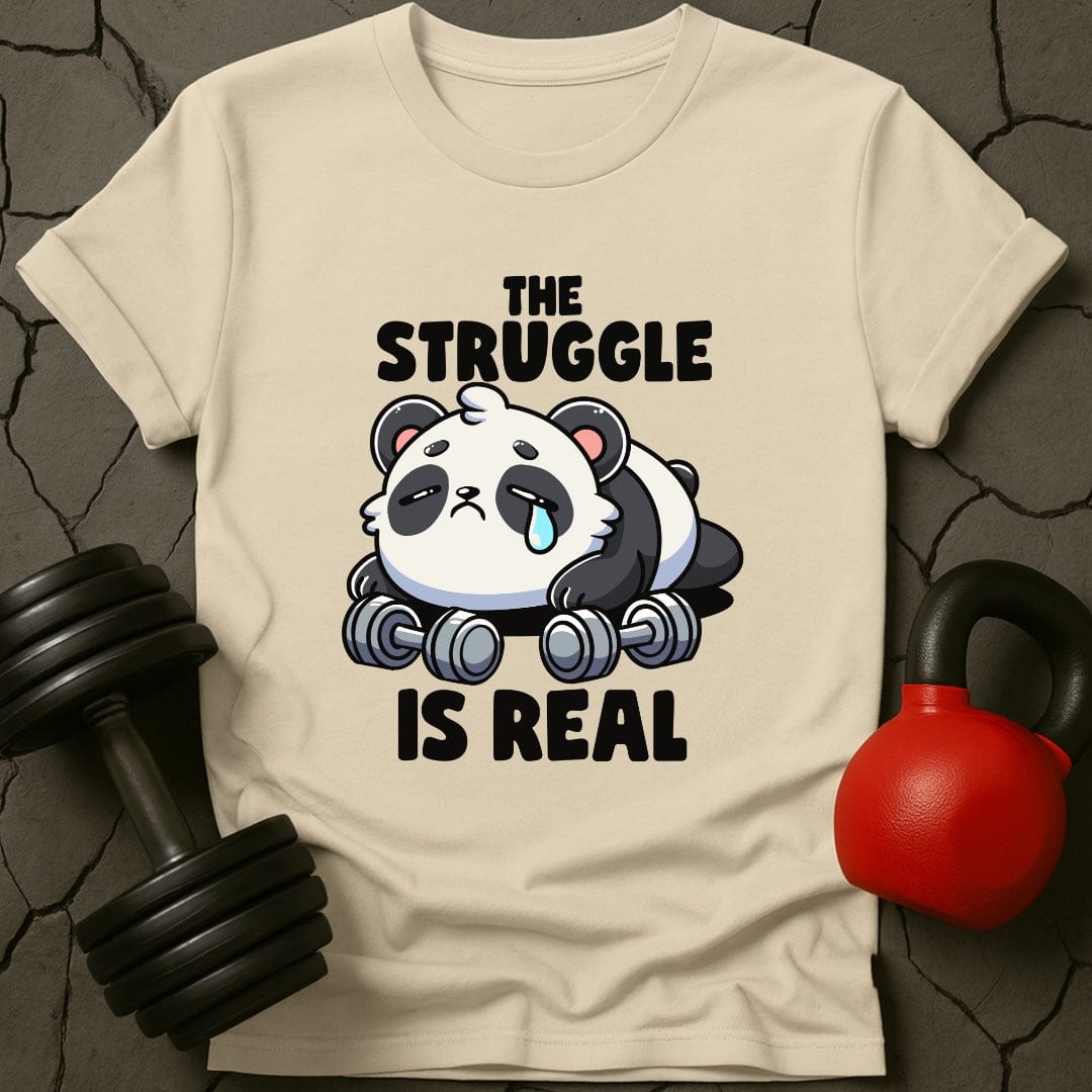The Struggle Is Real Panda T-Shirt