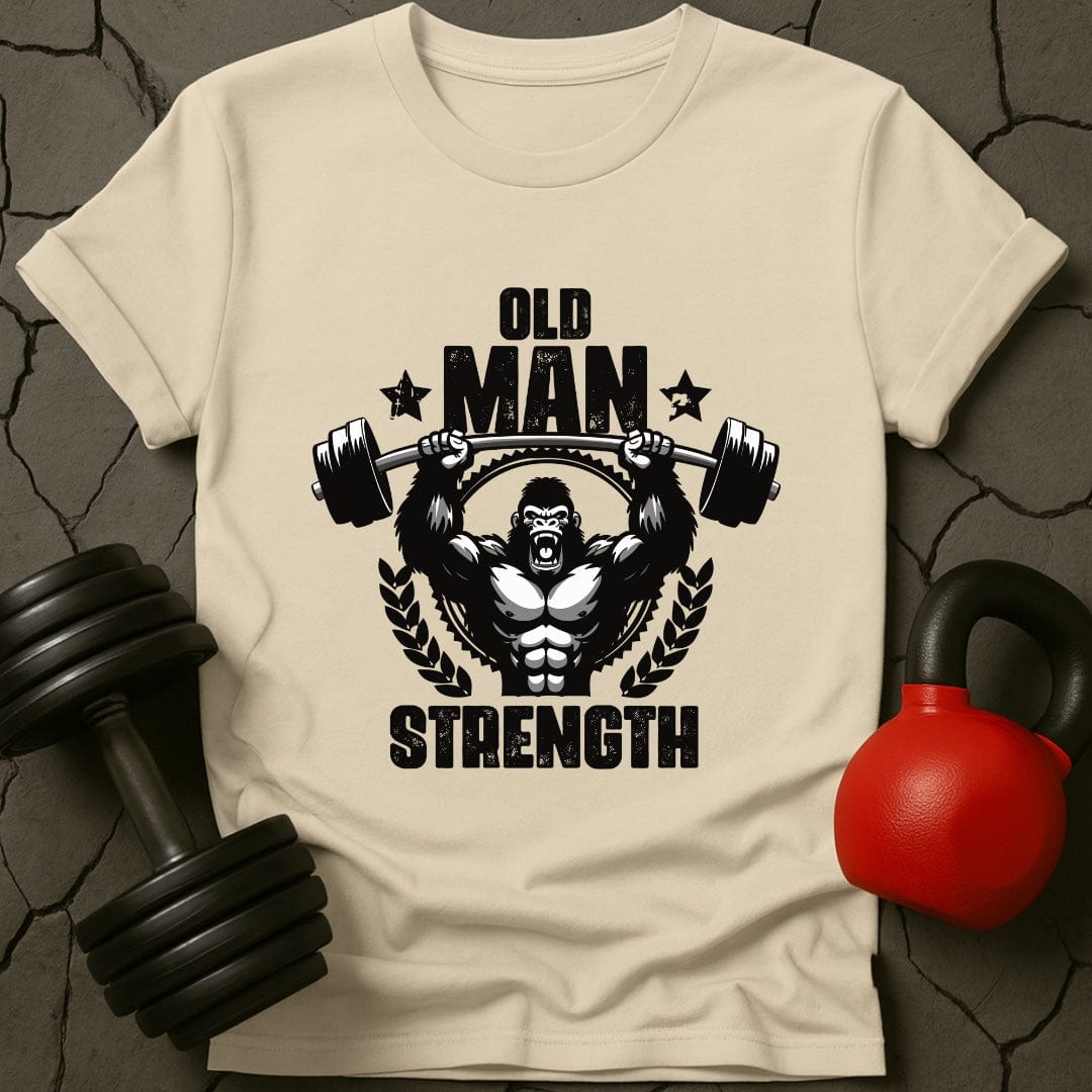 Old Man Strength Gorilla T-Shirt