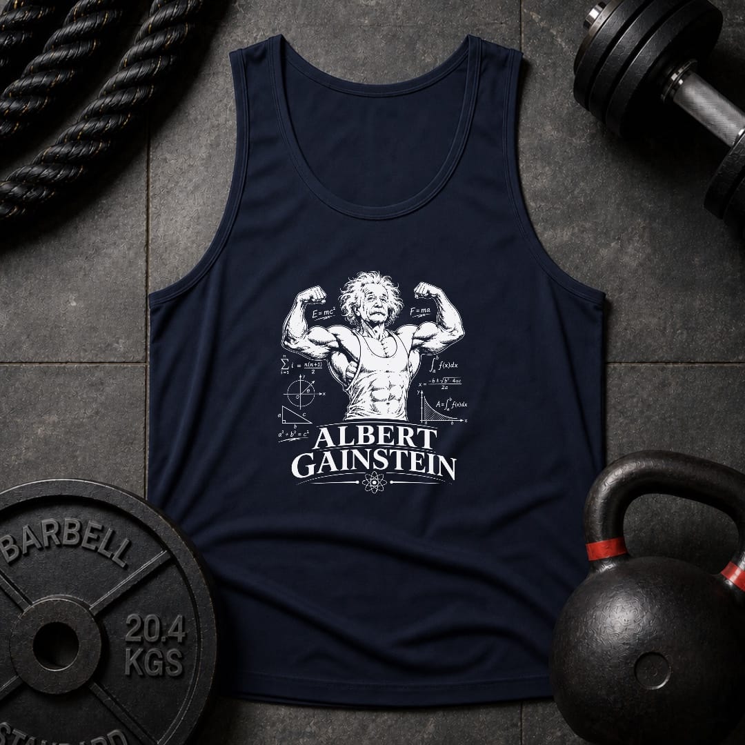 Albert Gainstein Unisex Tank