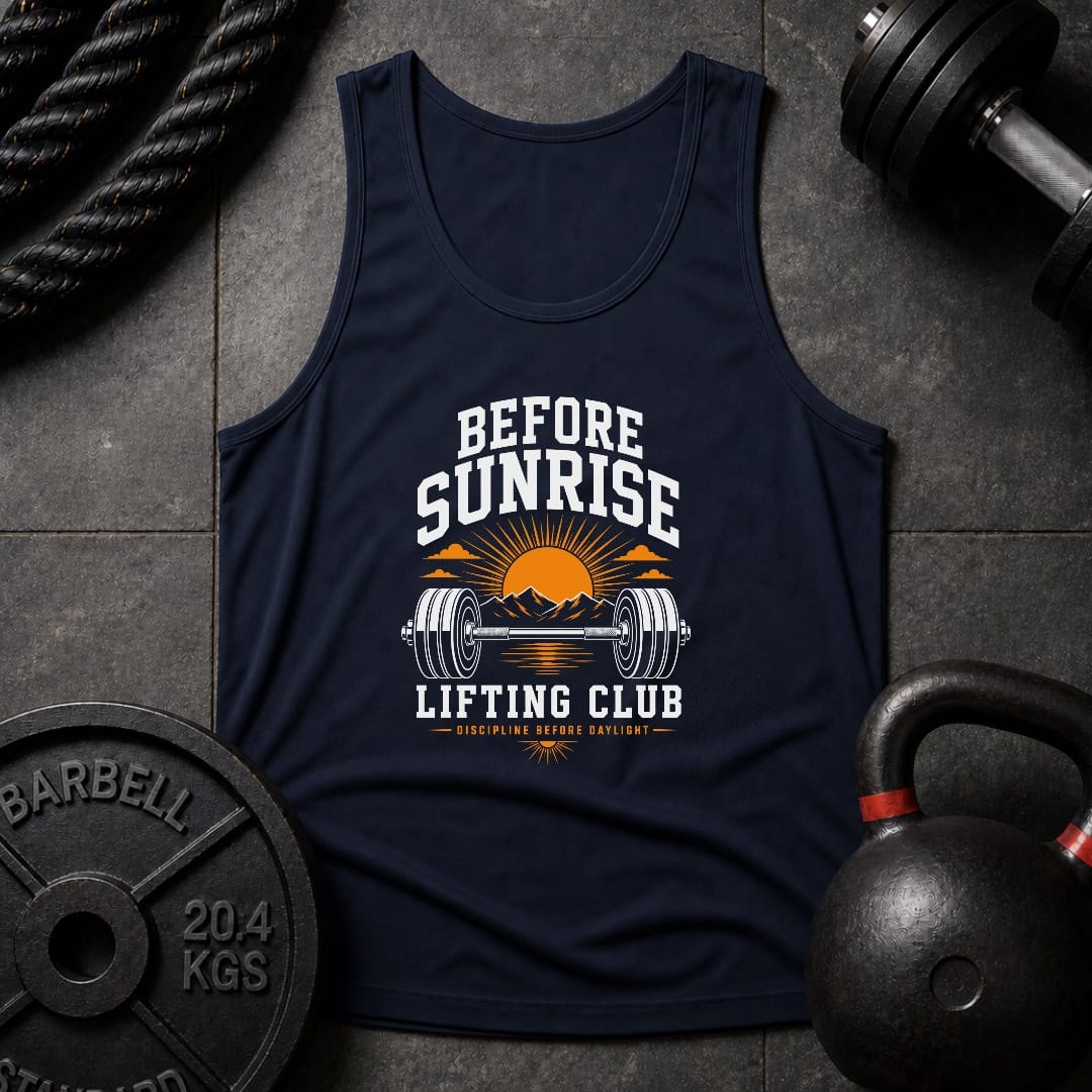Before Sunrise Lifting Club Unisex Tank