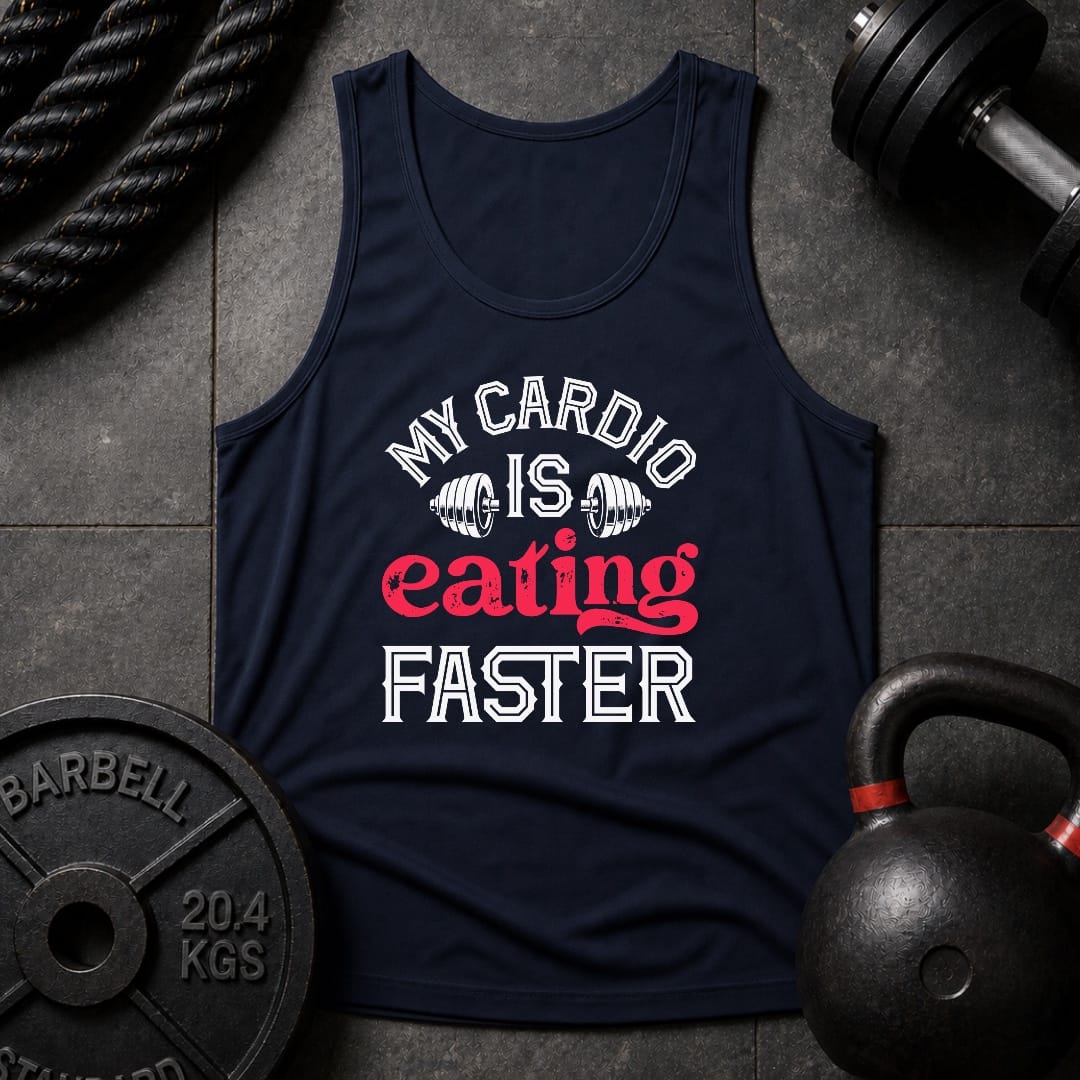My Cardio Is Eating Faster Unisex Tank