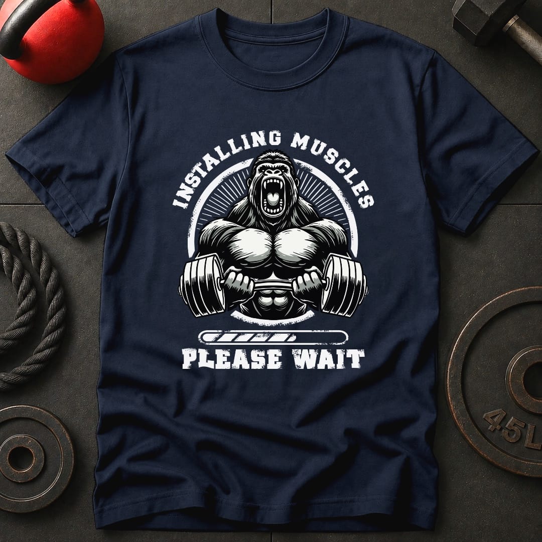Installing Muscles Gorilla T-Shirt