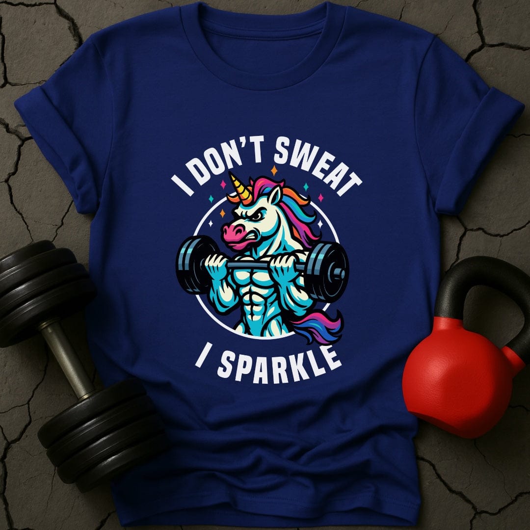 I Don't Sweat I Sparkle Unicorn T-Shirt