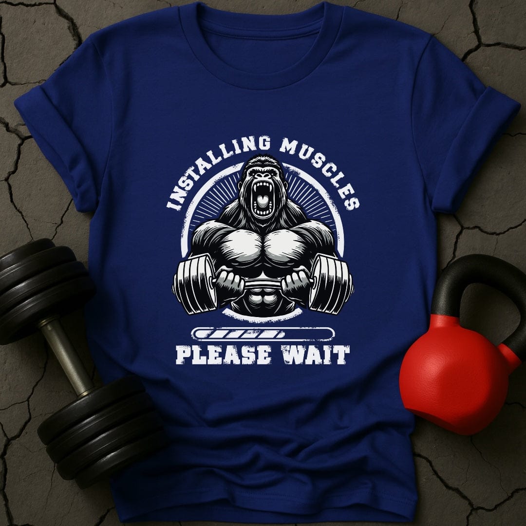 Installing Muscles Gorilla T-Shirt