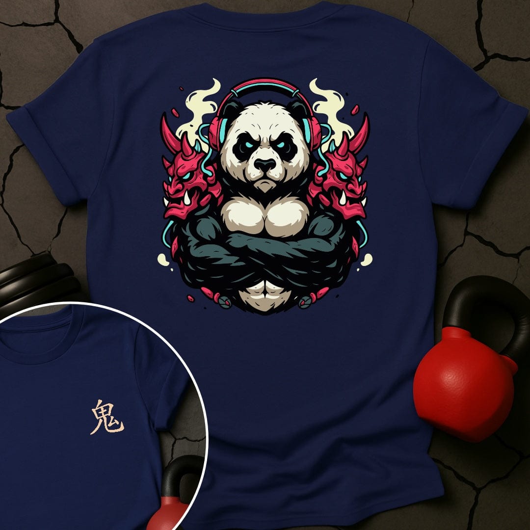 CyberPunk Oni Panda Gym T-Shirt