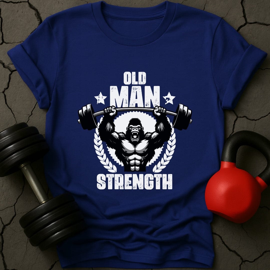 Old Man Strength Gorilla T-Shirt