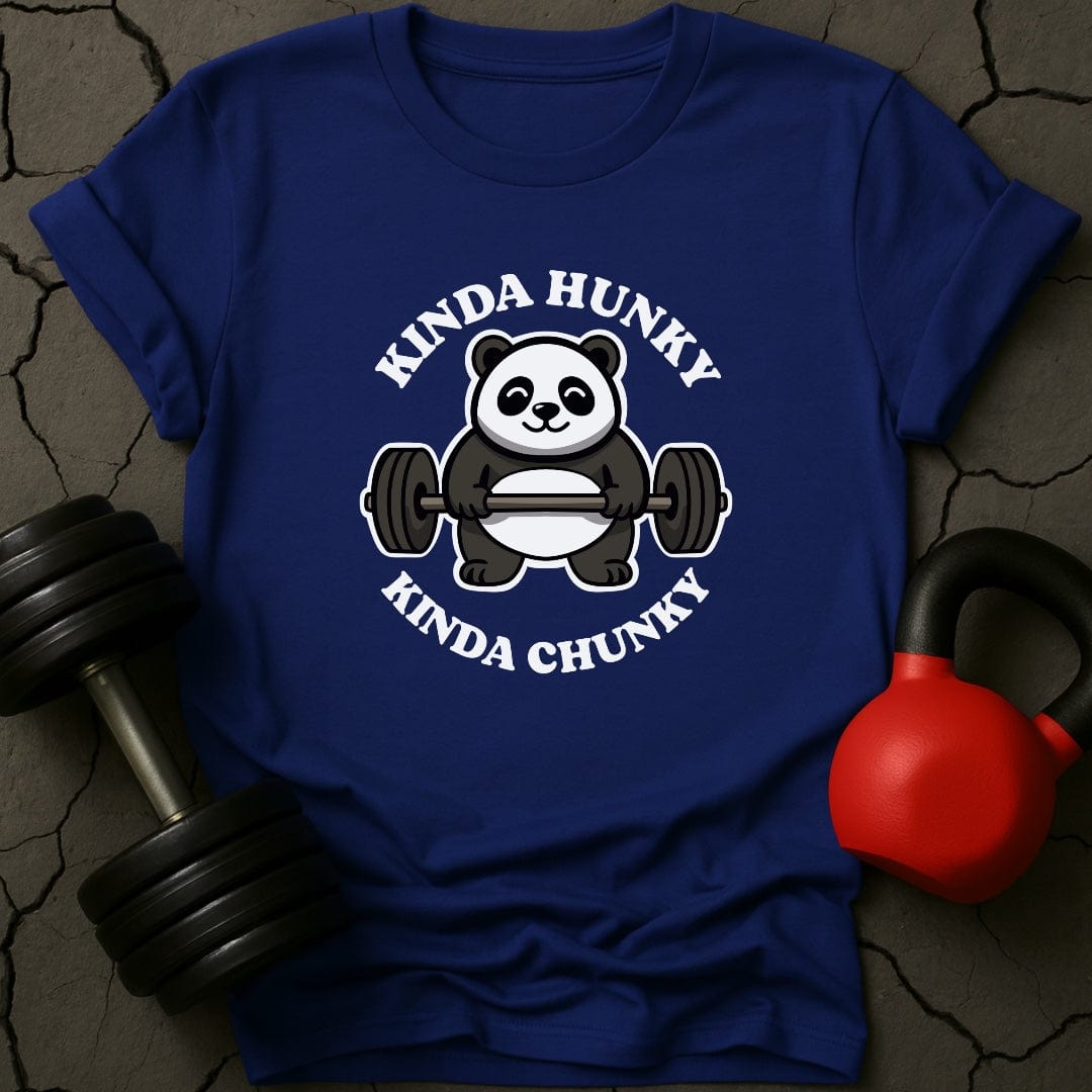 Kinda Hunky Kinda Chunky Panda Gym T-Shirt
