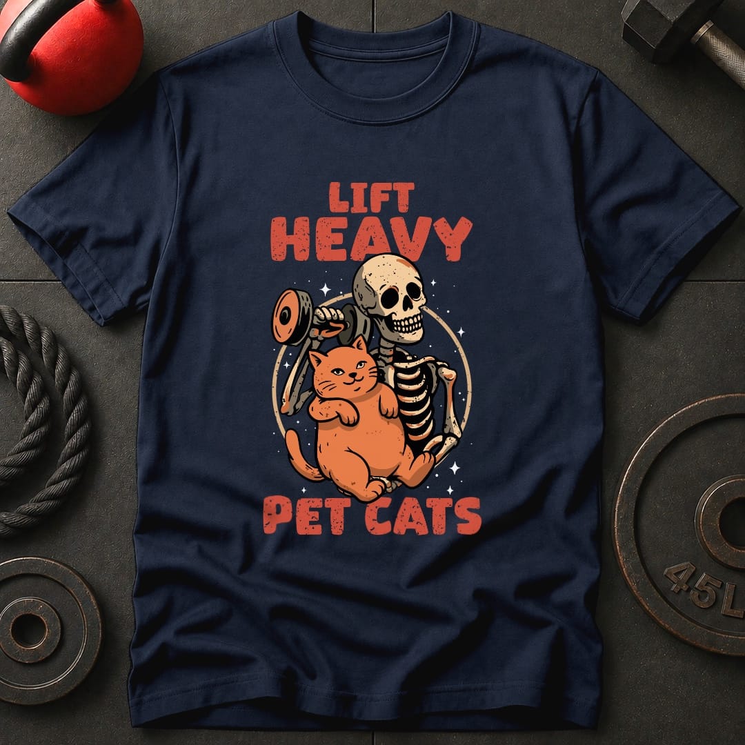 Lift Heavy Pet Cats T-Shirt