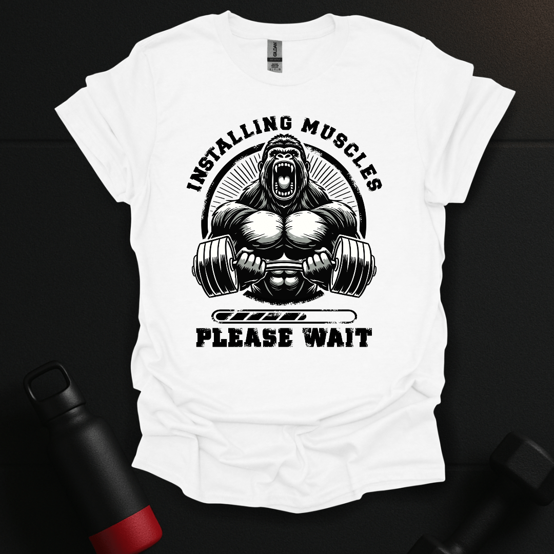 Installing Muscles Gorilla T-Shirt