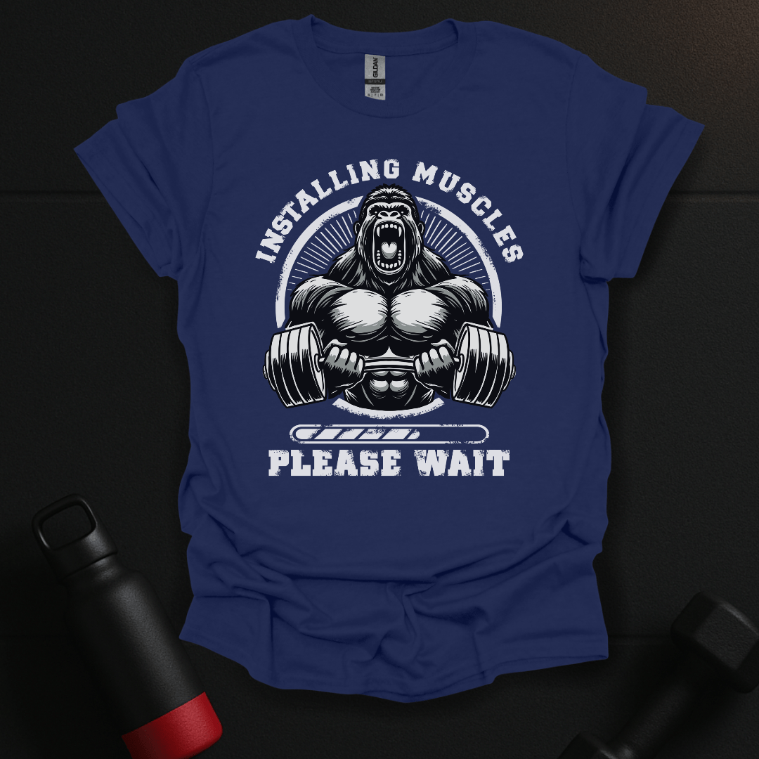 Installing Muscles Gorilla T-Shirt