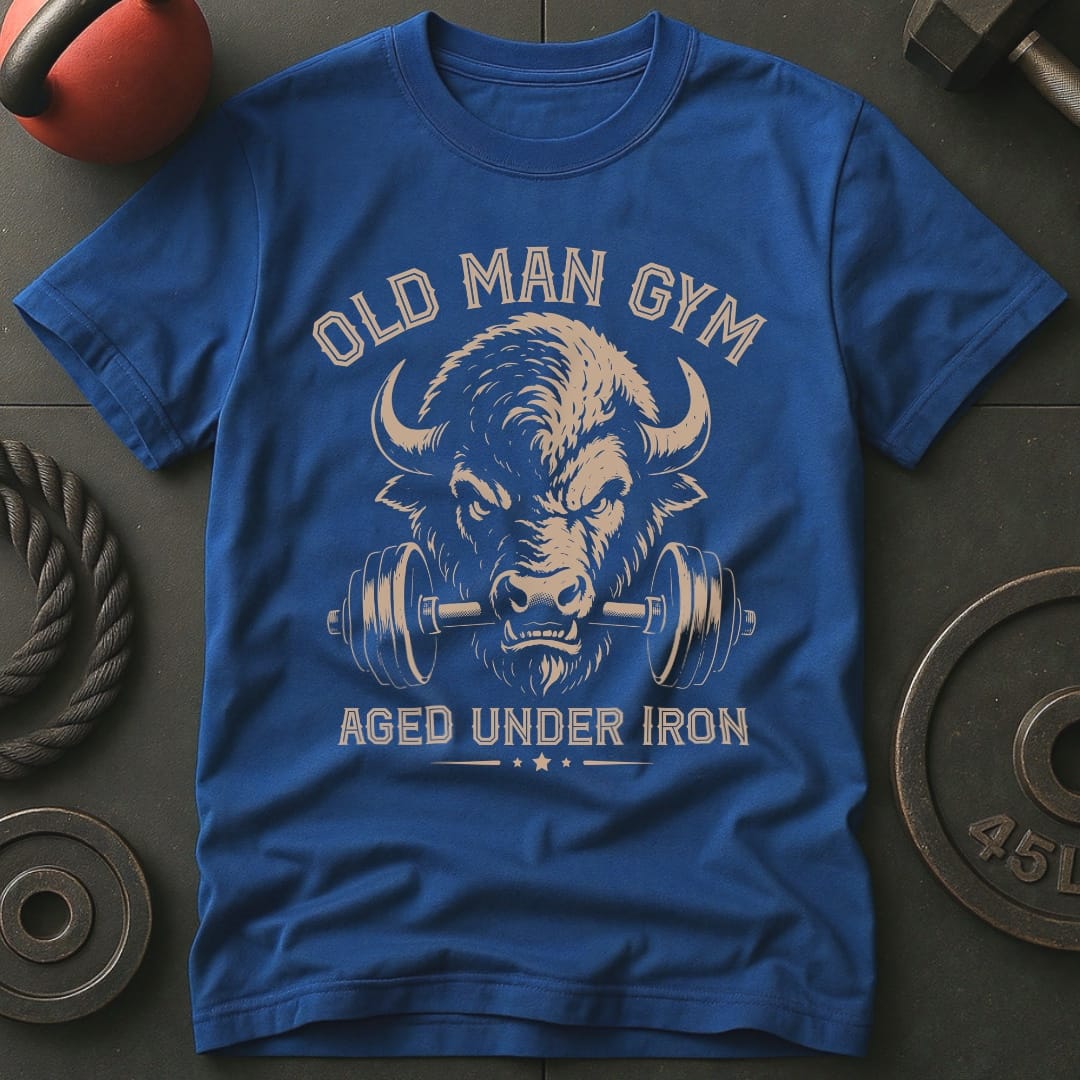 Old Man Gym Bison T-shirt