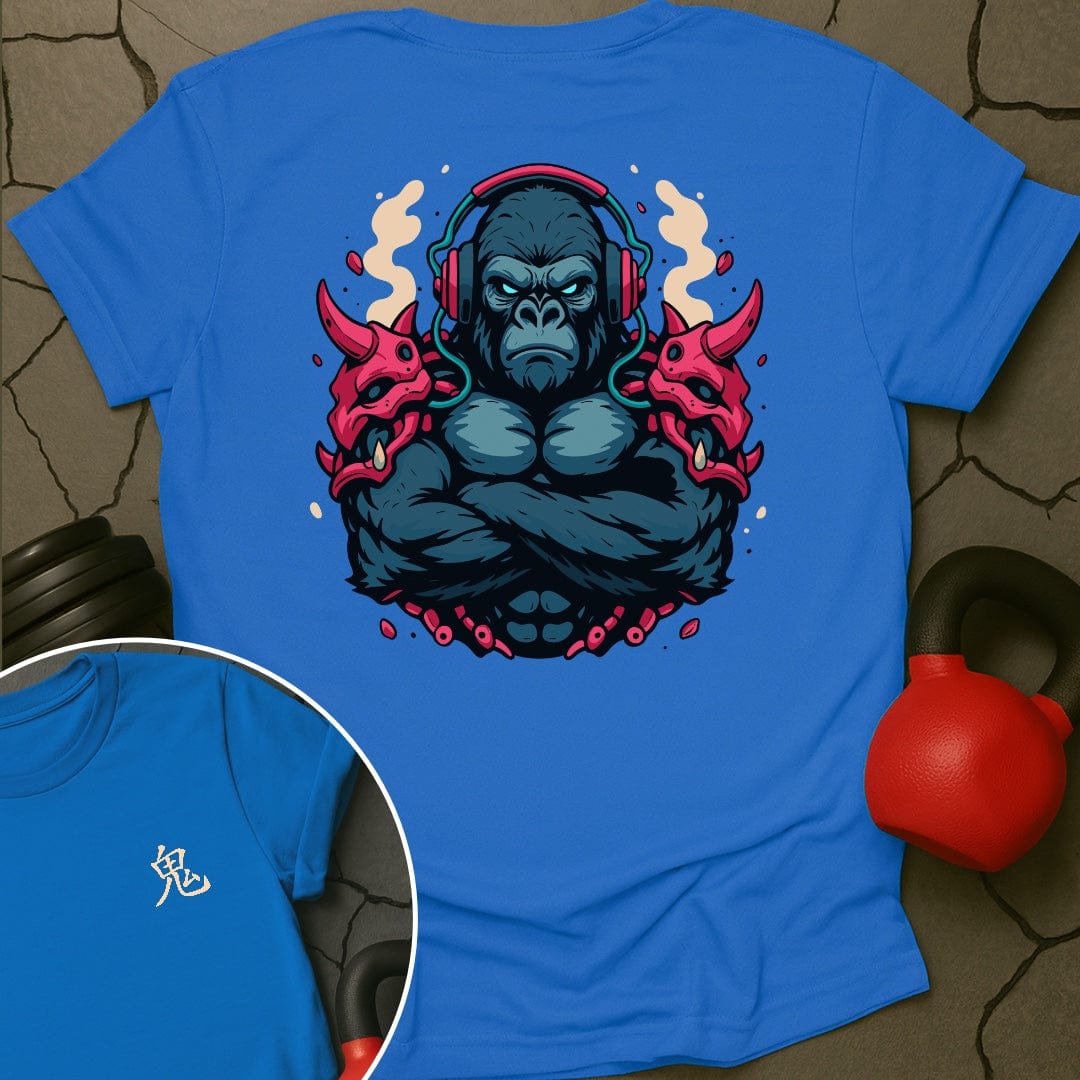 CyberPunk Oni Gorilla Gym T-Shirt