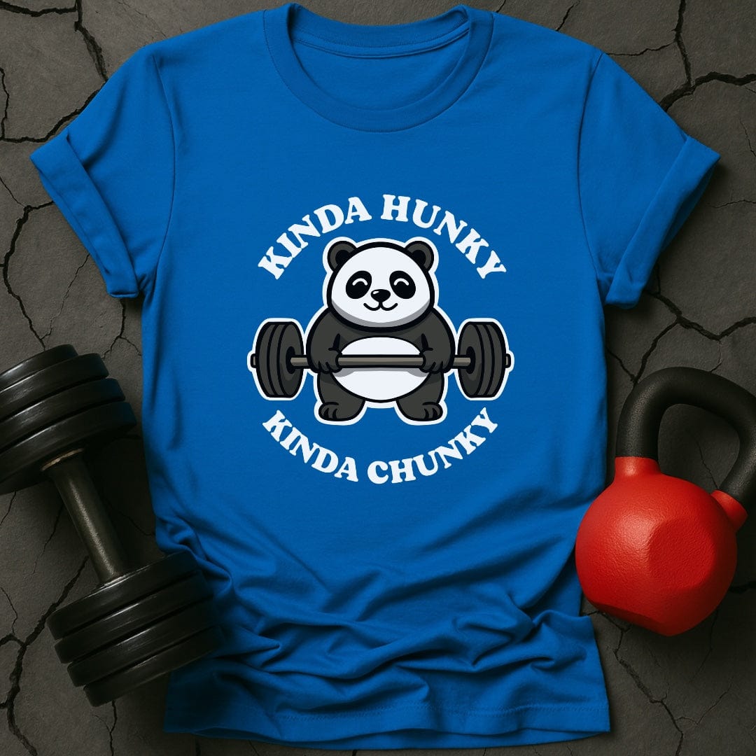 Kinda Hunky Kinda Chunky Panda Gym T-Shirt