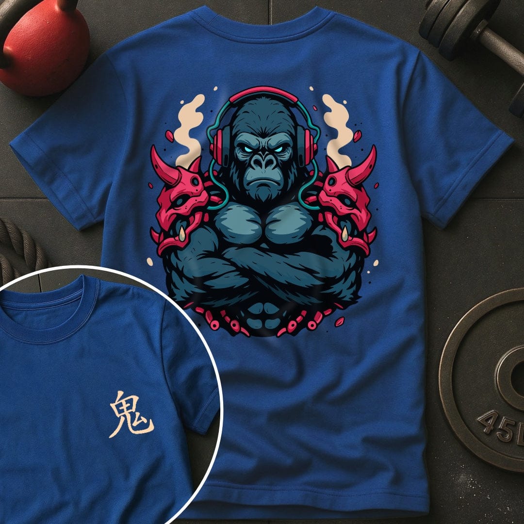 CyberPunk Oni Gorilla Gym T-Shirt