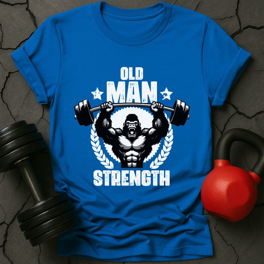 Old Man Strength Gorilla T-Shirt