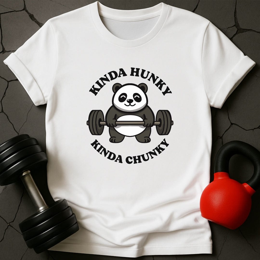 Kinda Hunky Kinda Chunky Panda Gym T-Shirt