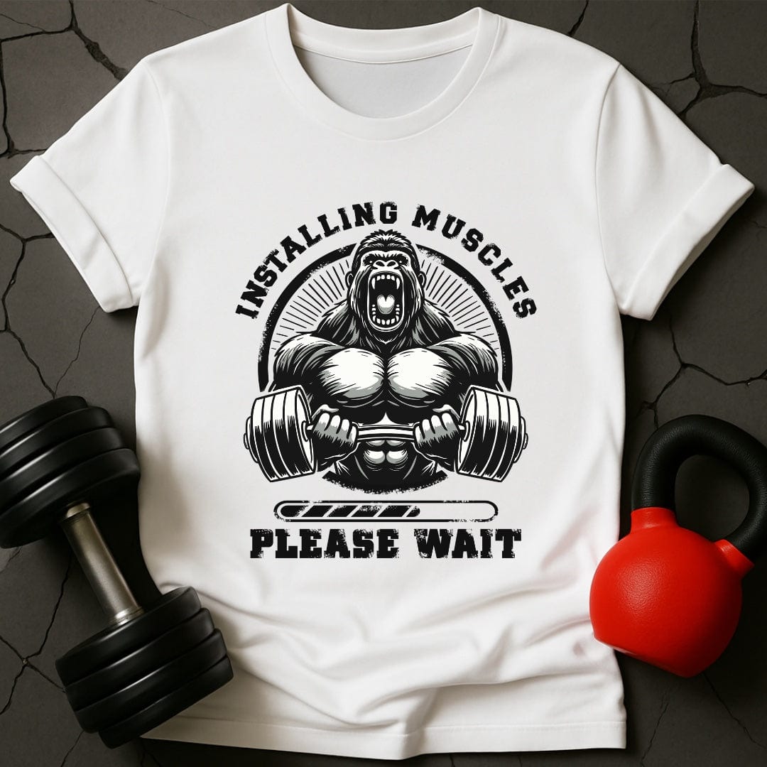 Installing Muscles Gorilla T-Shirt
