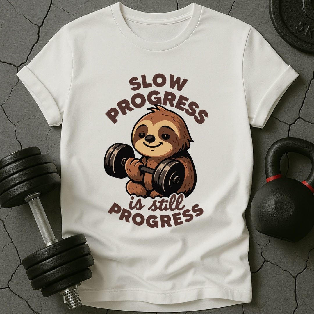 Slow Progress Is Still Progress Sloth Gym T-Shirt