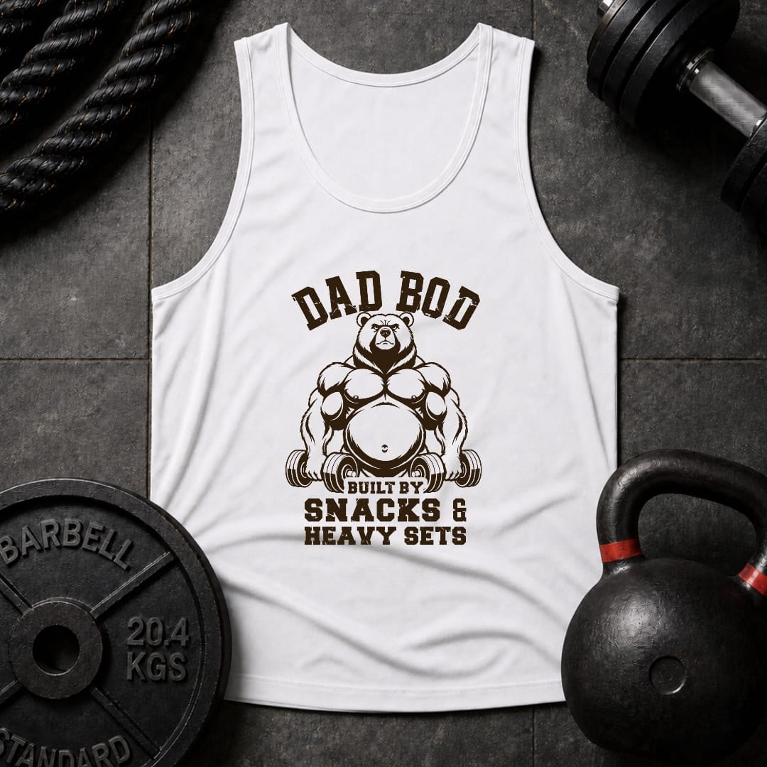 Dad Bod Bear Unisex Tank