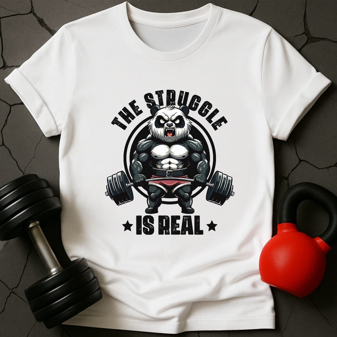 The Struggle Is Real Panda T-Shirt