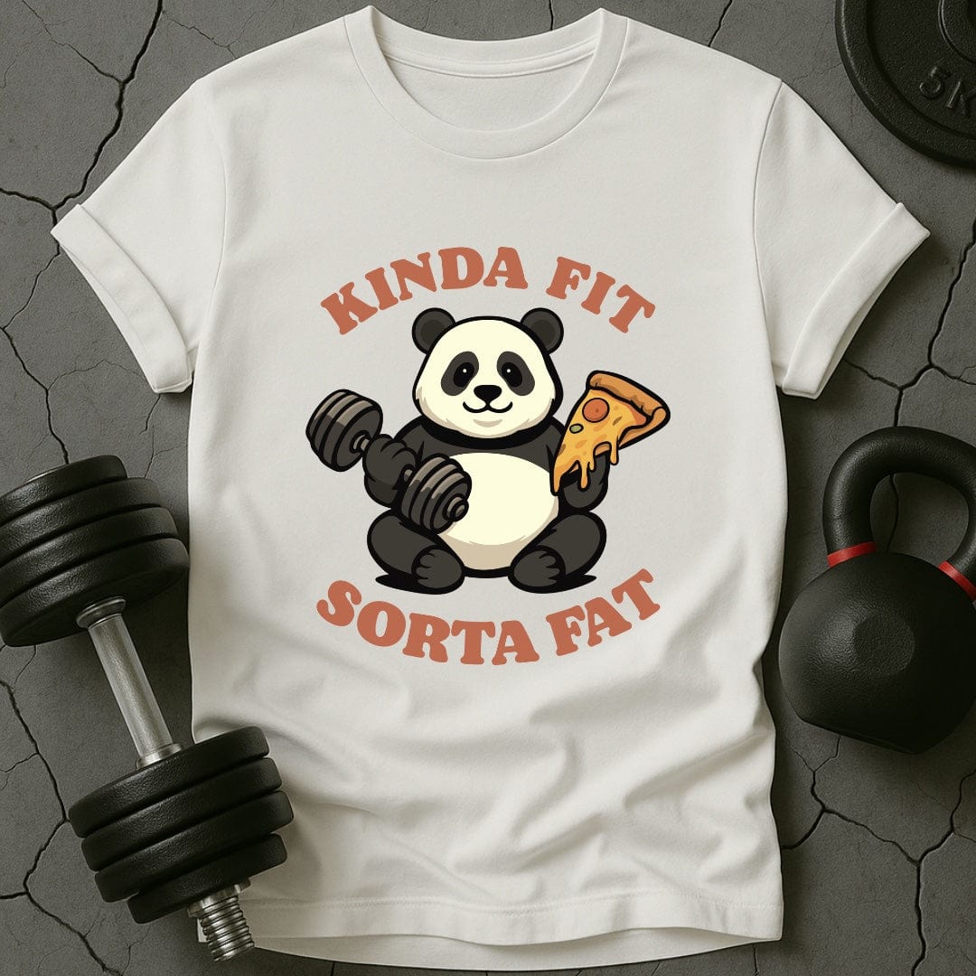 Kinda Fit Sorta Fat Panda Funny Gym T-Shirt