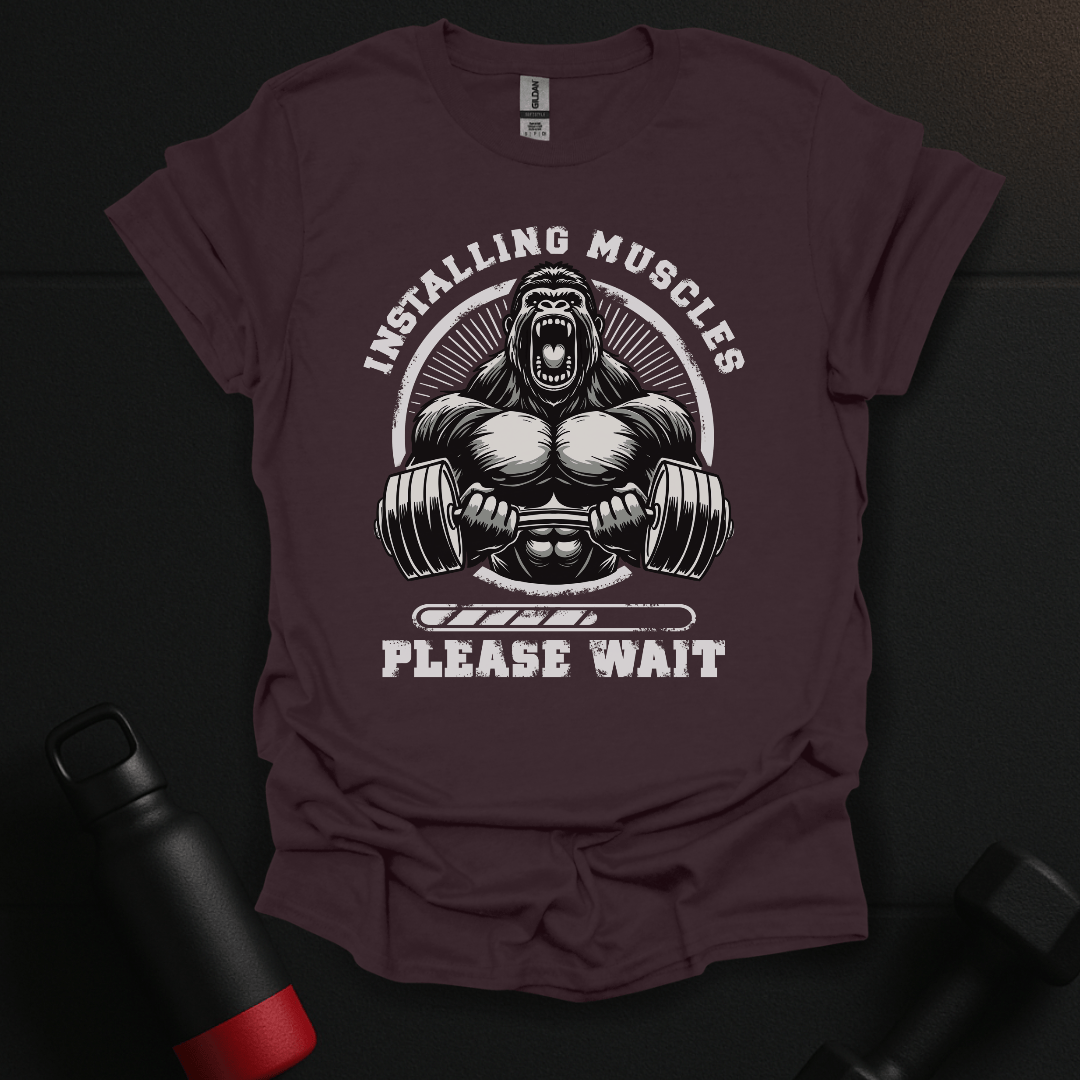 Installing Muscles Gorilla T-Shirt