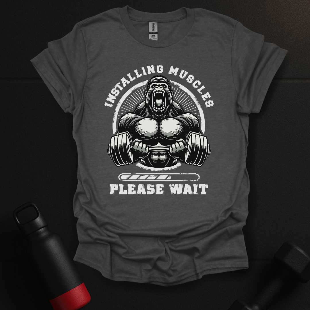 Installing Muscles Gorilla T-Shirt