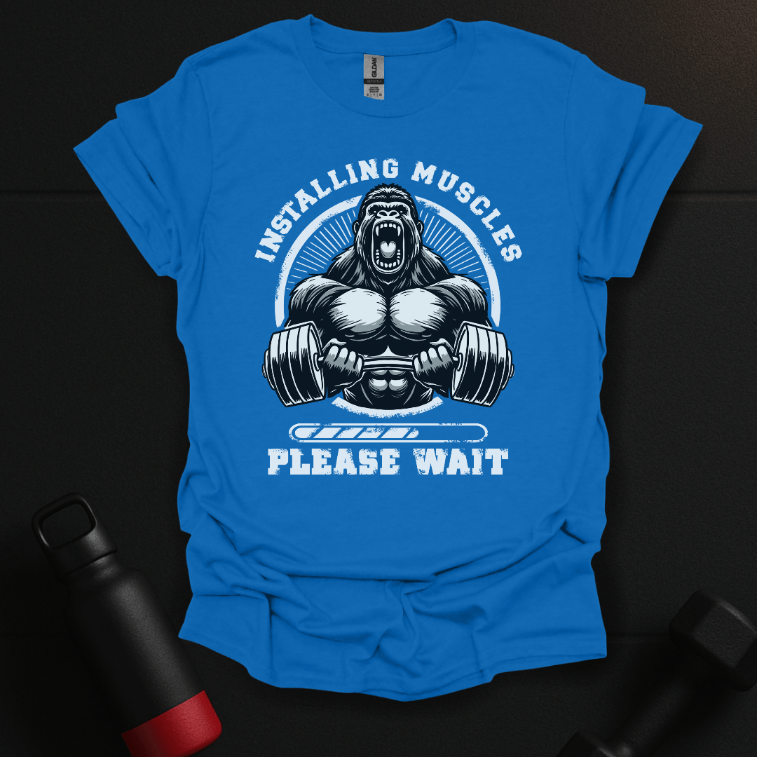 Installing Muscles Gorilla T-Shirt