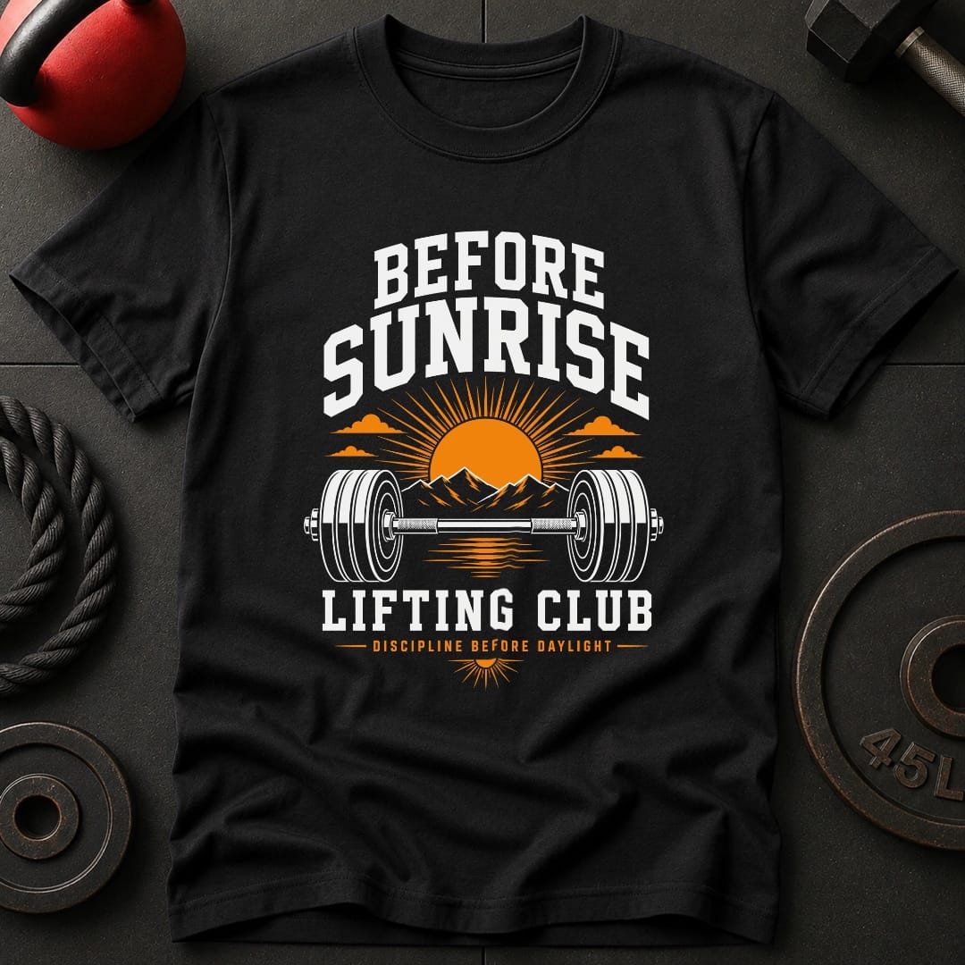 Before Sunrise Lifting Club T-shirt