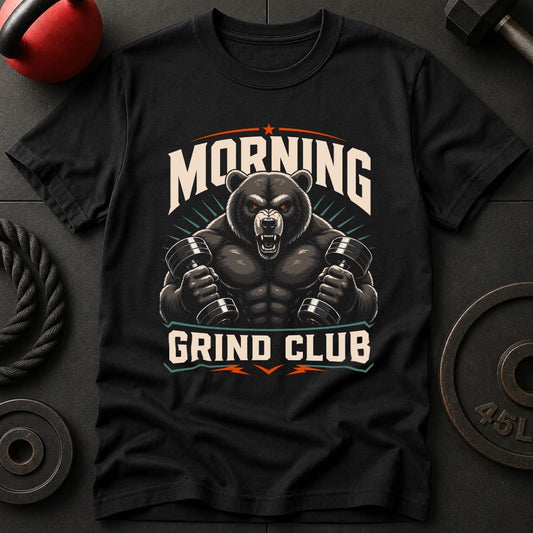 Morning Grind Club Bear T-shirt
