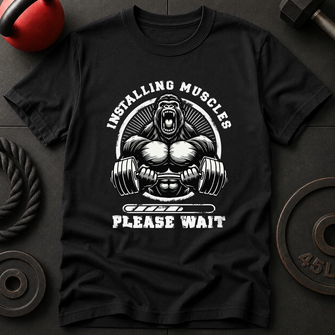 Installing Muscles Gorilla T-Shirt