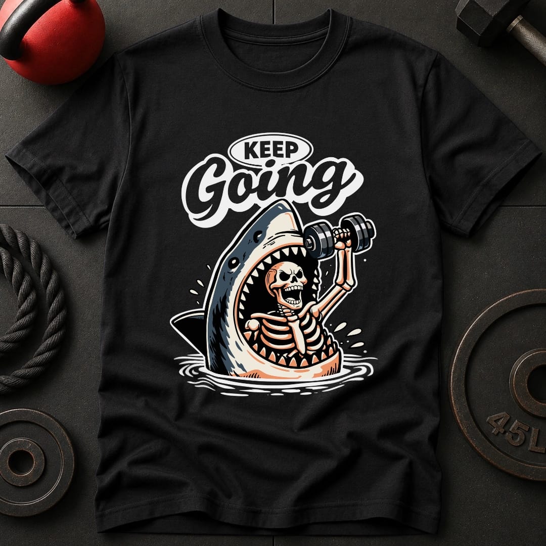 Keep Going Shark T-shirt