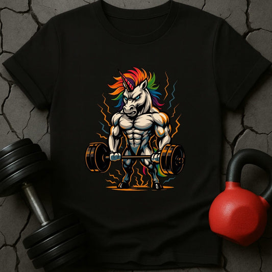 Weightlifting Gym Unicorn T-Shirt