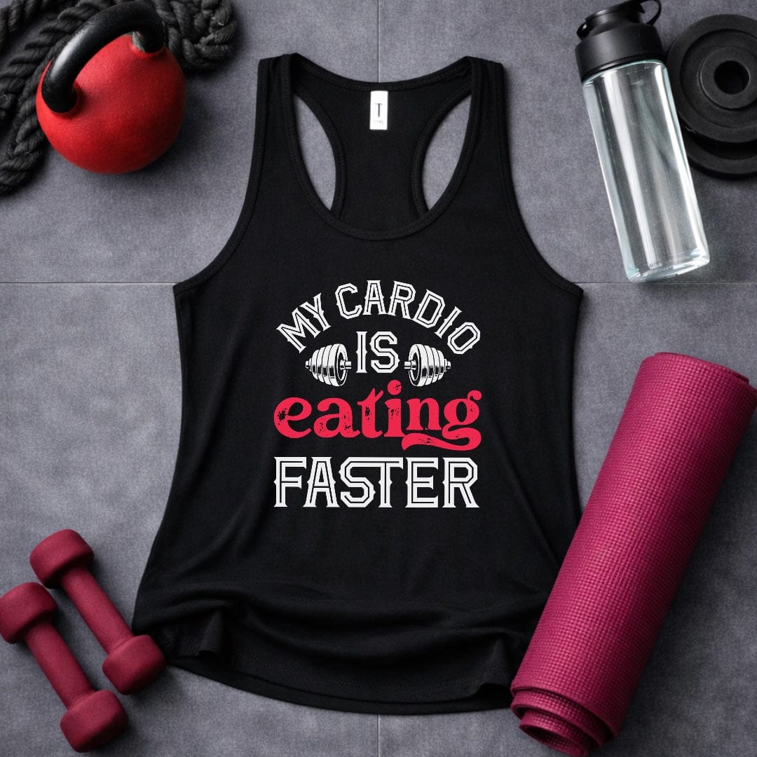 My Cardio Is Eating Faster Women's Tank
