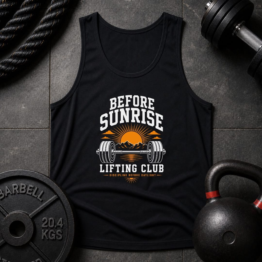 Before Sunrise Lifting Club Unisex Tank