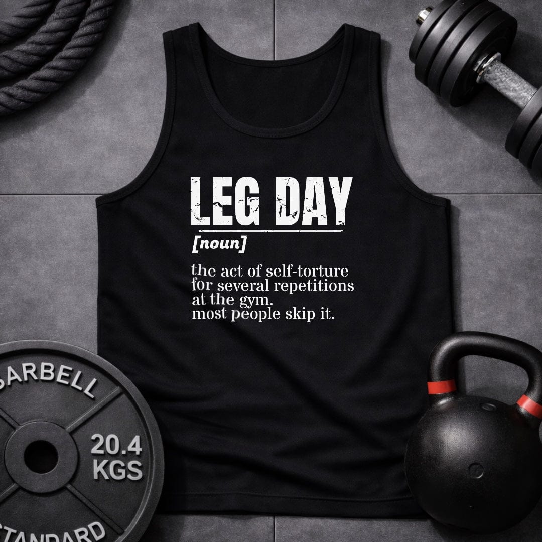 Leg Day Vocaboulary Unisex Tank