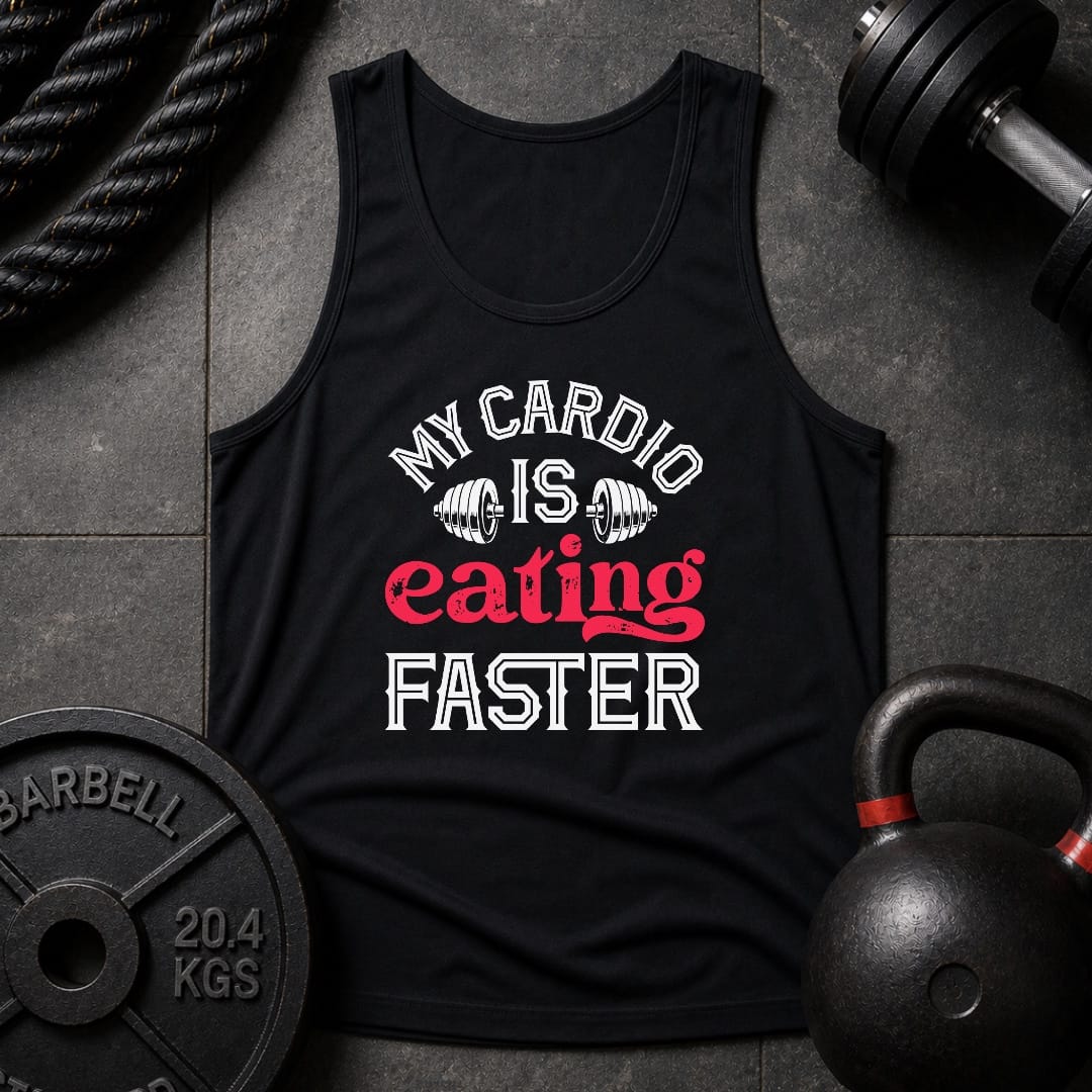 My Cardio Is Eating Faster Unisex Tank
