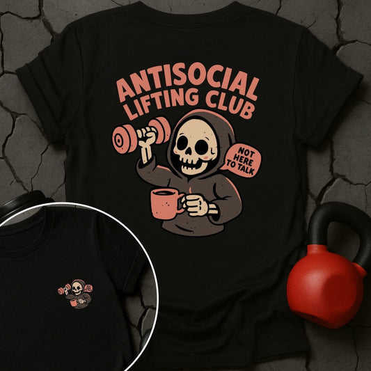 Antisocial Lifting Club Gym T-Shirt