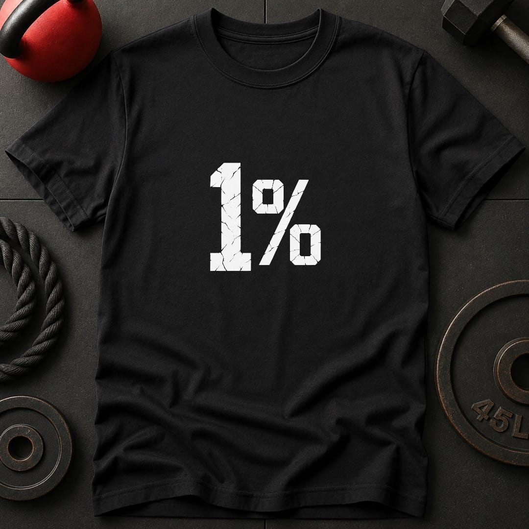 1 % Gym Lover T-Shirt