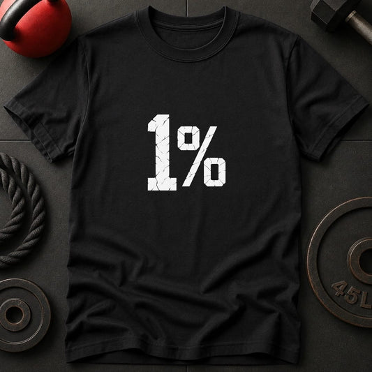 1 % Gym Lover T-Shirt