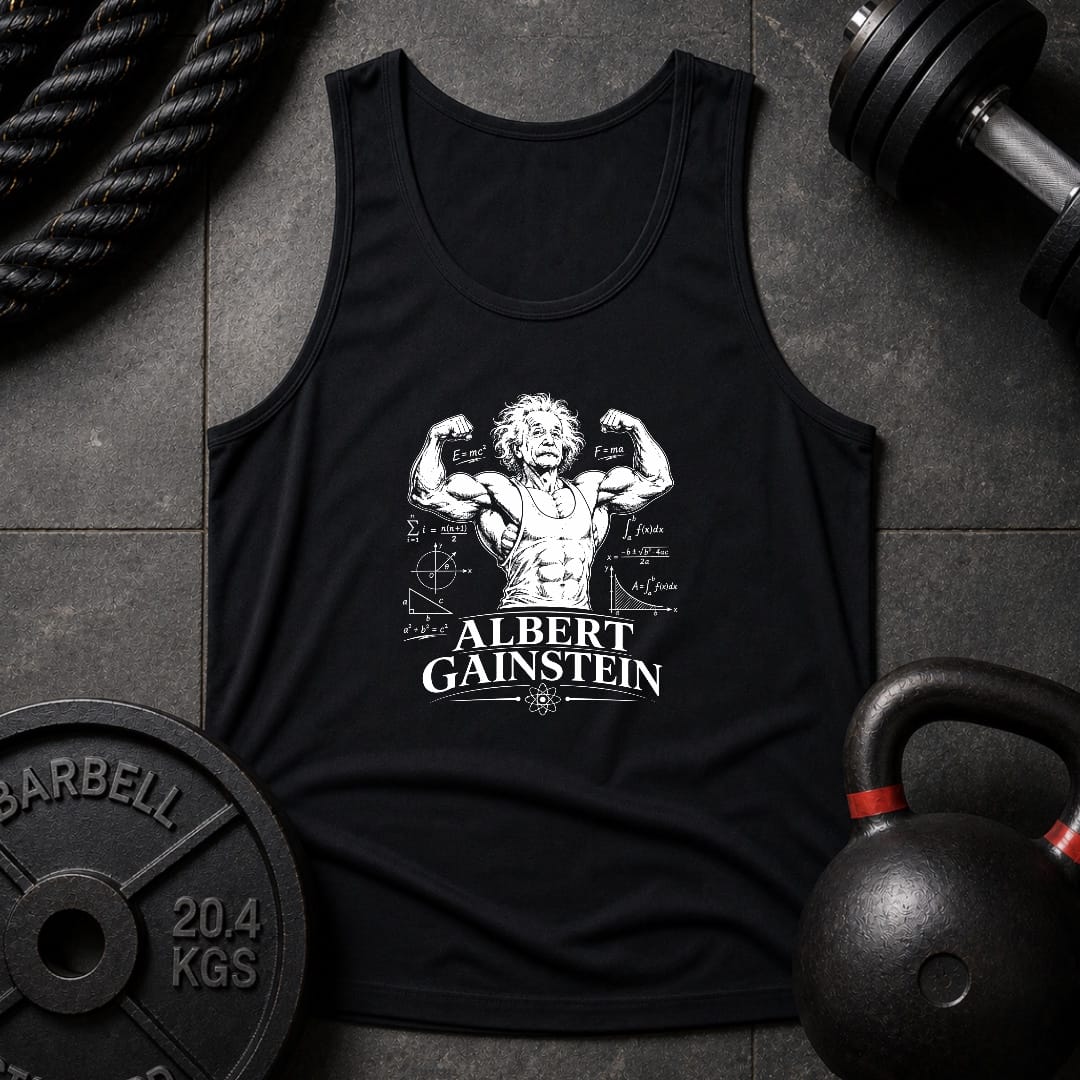 Albert Gainstein Unisex Tank